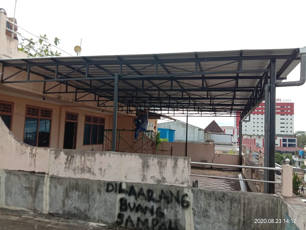 Kanopi Mega Mall - Dokumentasi Proyek